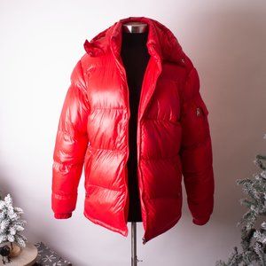 Red Puffer Coat